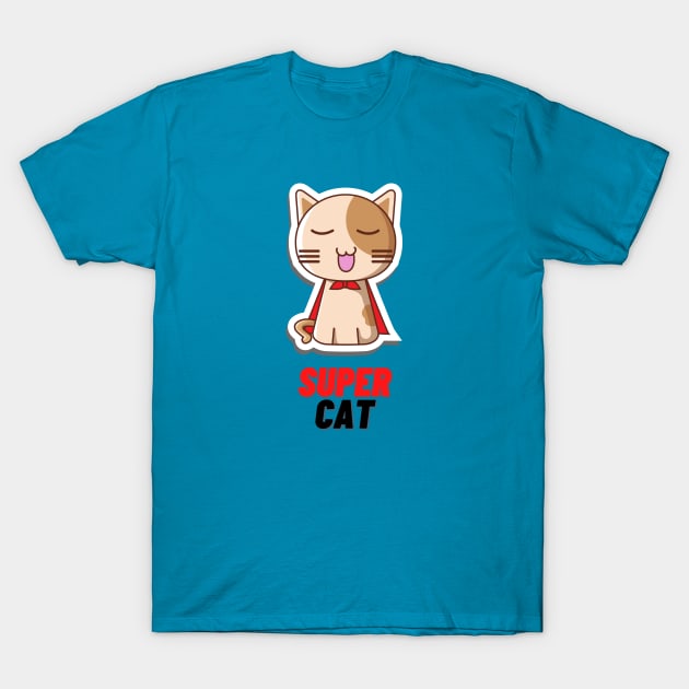 Super Cat T-Shirt by NickDsigns